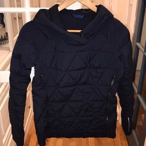 Quilted lululemon hooded puffy jacket